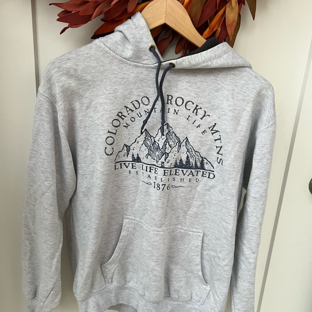 Gray Colorado Rockies Hoodie